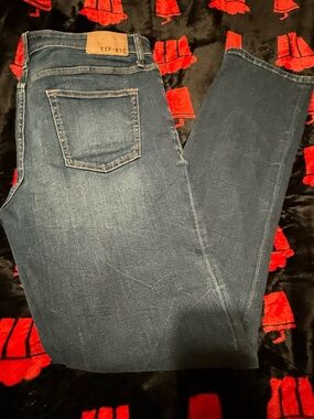 Women's Dark Blue Stretch Skinny Jeans